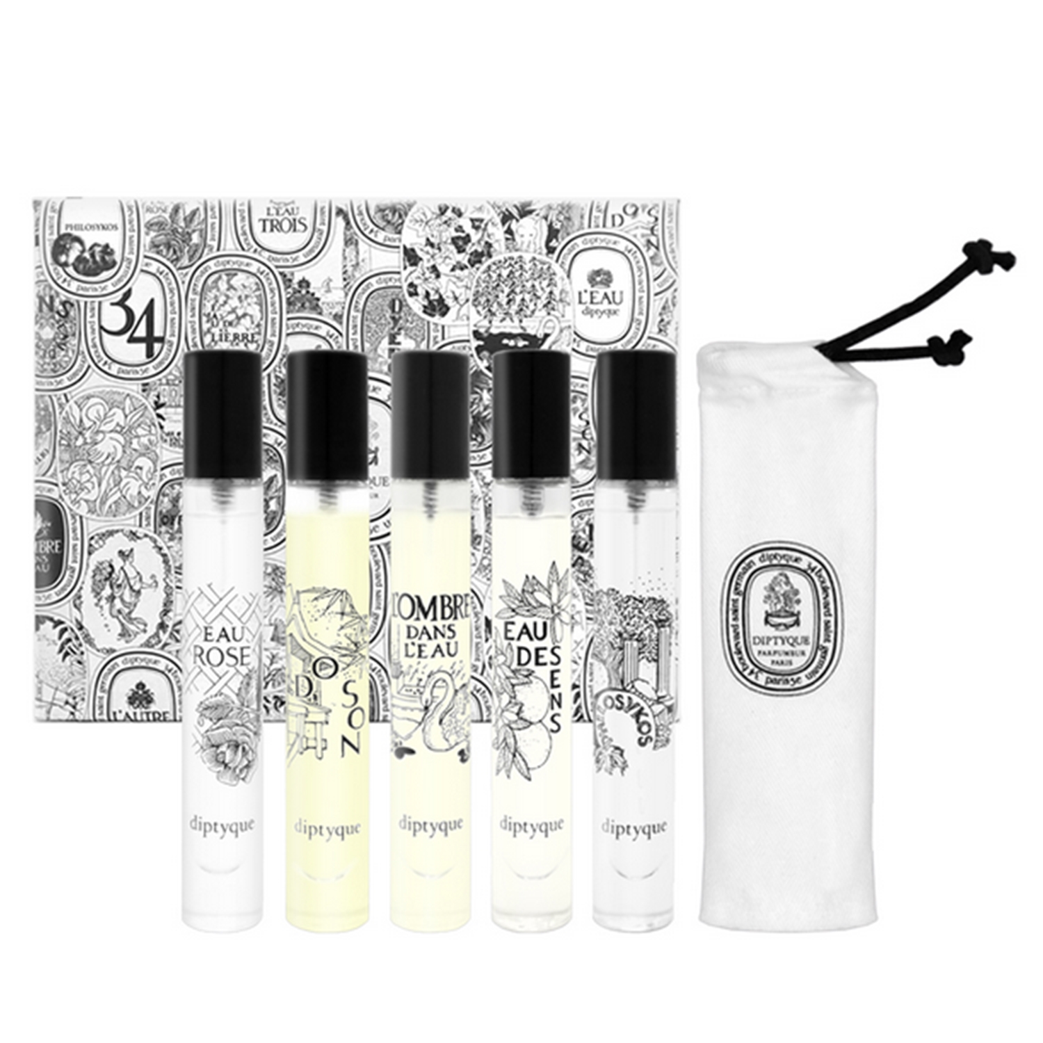 Diptyque Discovery Set Of 5 Unisex - Indo Fragrance