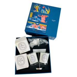 Diptyque Candle Carousel Blue Gift Set